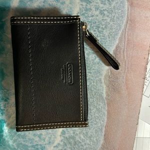 Coach business card holder and change purse